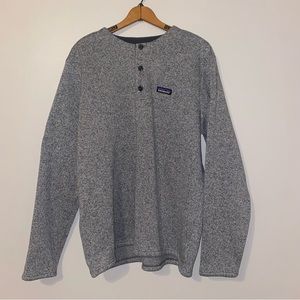 Patagonia grey Henley- XL